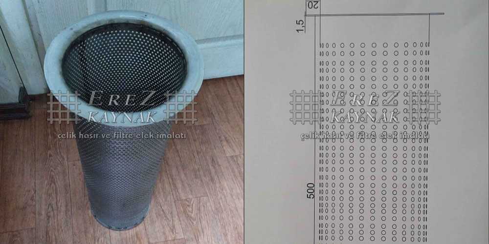 Projeye Göre Paslanmaz Filtre